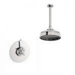 The Bath Co. Dulwich Thermostatic Shower Valve & Ceiling Shower Set – Traditional