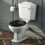 Close Coupled Toilet – Traditional – Black Soft Close Seat – Winchester