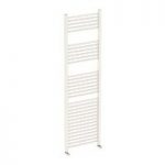 Eden Heated Towel Rail – 1600 x 500mm – White – Steel – Contemporary