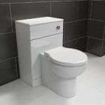 Toilet Furniture Unit – Back to Wall – Contemporary – 300mm – White
