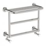 Heated Towel Rail – Chrome – 450 x 600mm – Steel – Contemporary – Dalton