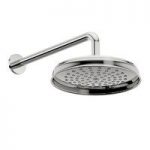 Winchester Round Shower Head – Traditional – Includes Curved Wall Arm – The Bath Co