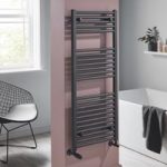 Towelrads Pisa Black Towel Radiator 1200 x 500mm