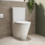 Close Coupled Rimless Toilet with Soft Close Seat – Newport