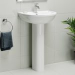 Modern Pedestal Basin 550mm – Addison