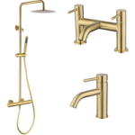 Brass Shower Bath and Basin Tap Set – Arissa