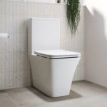 Close Coupled Rimless Toilet with Soft Close Seat – Boston