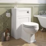 500mm White Back to Wall Toilet Unit Only – Baxenden