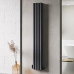 Anthracite Vertical Double Panel Radiator 1600 x 240mm – Margo