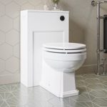 500mm White Back to Wall Toilet Unit Only – Camden