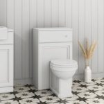 500mm White Back to Wall Toilet Unit Only – Westbury