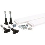 95mm High Riser Kit Pack for 760mm Shower Trays – White