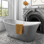 Silver Freestanding Double Ended Slipper Bath 1705 x 755mm – Elementa