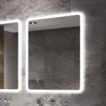 Sensio Libra Rectangular Heated Bathroom Mirror with Lights Ultra Slim 700 x 500mm