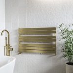 Brass Horizontal Towel Radiator 600 x 1000mm – Tundra